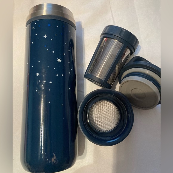 Metallic Navy Blue Polar Bear Travel Mug ☕️ - Picture 2 of 6
